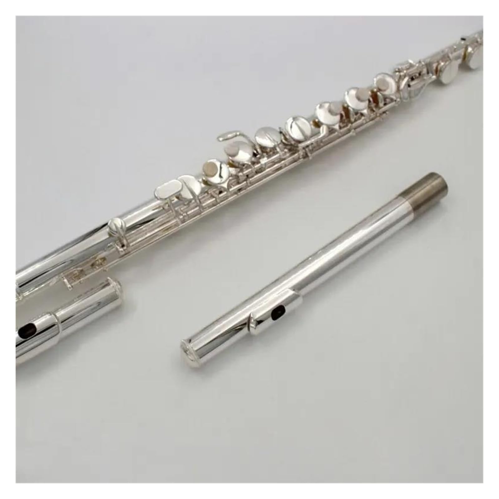 Amazon | アルト フルート スタンダード G キー 16 閉穴銀メッキキー
