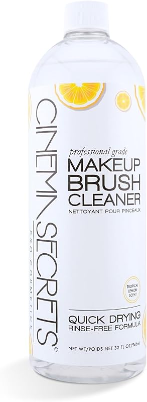 Limpador de Pincéis de Maquiagem CINEMA SECRETS com Fragrância de Limão, 946 mL