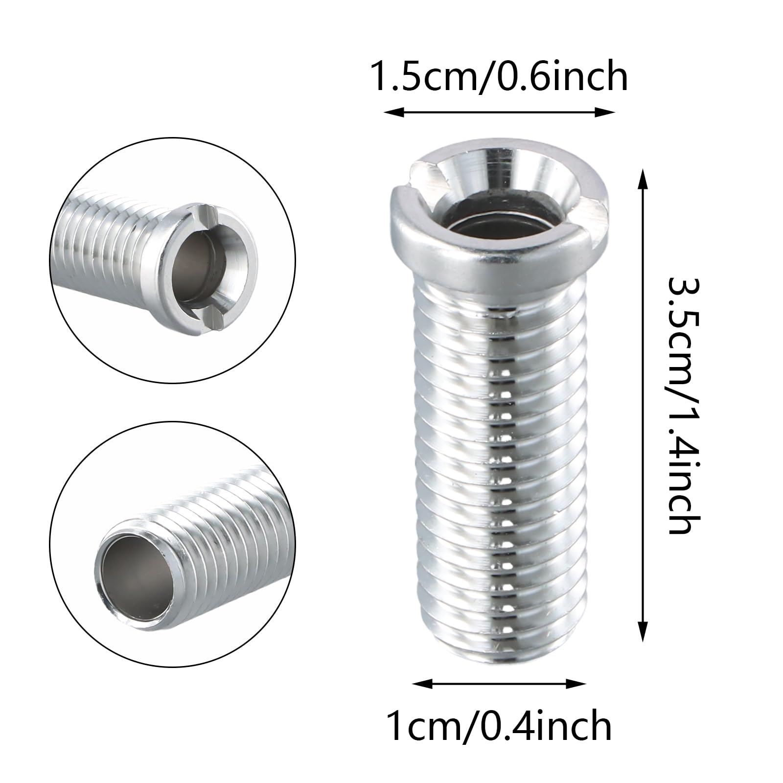 4 Pezzi Di Vite Cava Per Valvole Di Scarico E Cestello Per Lavello Acciaio Inossidabile 45 Mm Per Filtri Per Lavello Da Cucina E Valvola Di Scarico 96440243