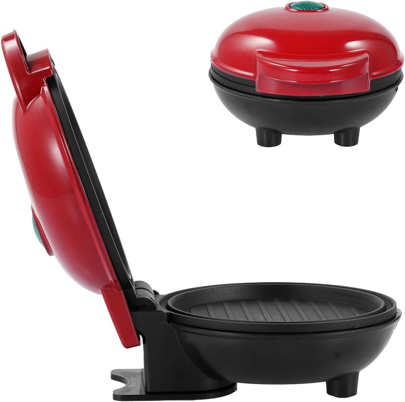 Electric Pizza Maker & Multi-Purpose Grill with 1500W, Dual Plate Heating Control, 180° Opening, Ideal for Pizza, Sandwiches, Dosa, Roti & Grilled Vegetables,