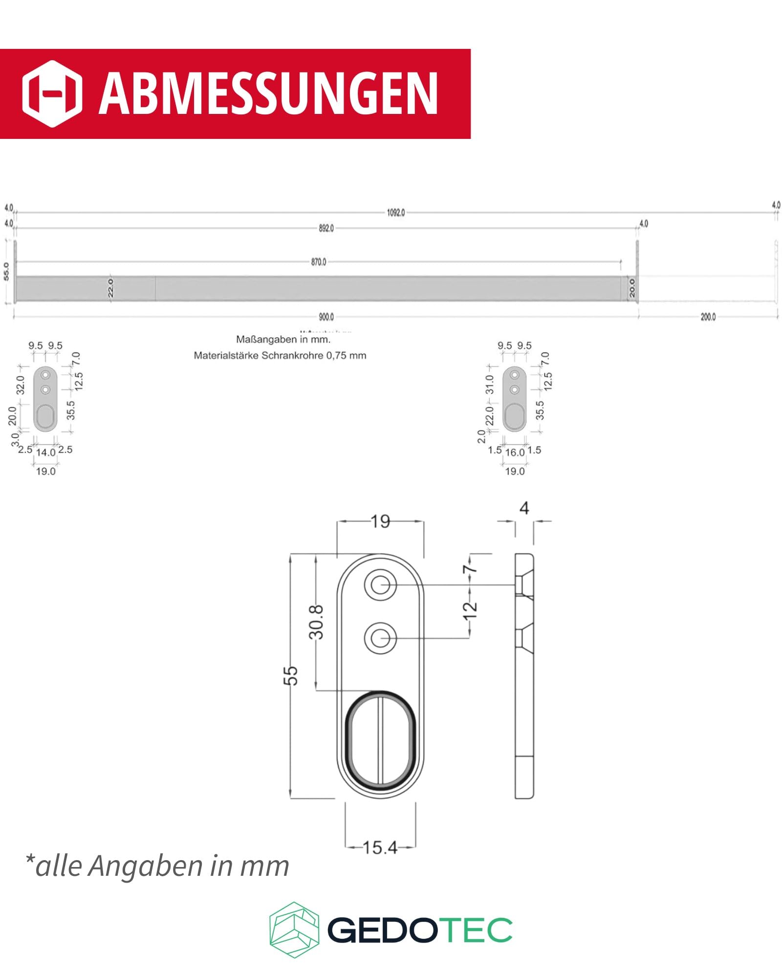 Cassetto Telescopico Regolabile Per Armadi - Organizer Estraibile In Acciaio, Larghezza 32-68cm, Bianco - Foto 9