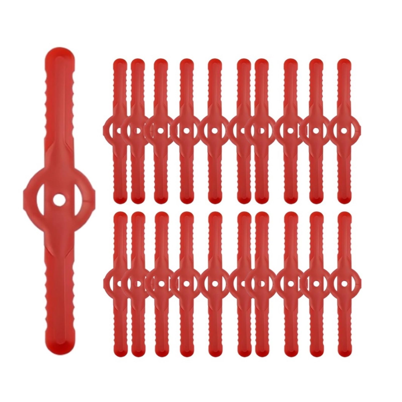 Weed Wacker Blade 200 lame per decespugliatore, lame di ricambio in plastica, universali, per decespugliatori (blu)