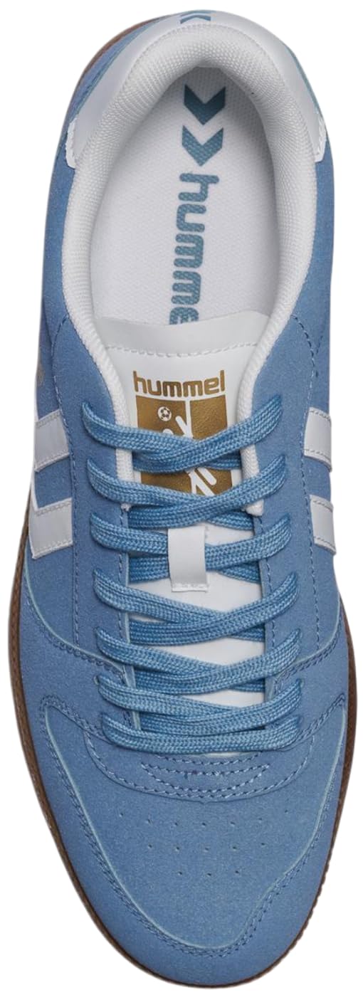 hummel Perfekt CL Handball Sneaker buty zamszowe 226217 niebieskie