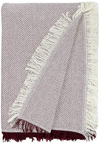 Martina Home Foulard Multiusos Espiga 230X260 Cm Crudo/Granate