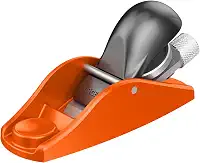 JORGENSEN 3-1/2' Mini Wood Planer, Mini Hand Planer for Woodworking, Block Plane, Small Hand Plane for Trimming, Wood Planing, Craft - Small Wood Plane with Ductile Iron Body, Adjustable Cutting Depth