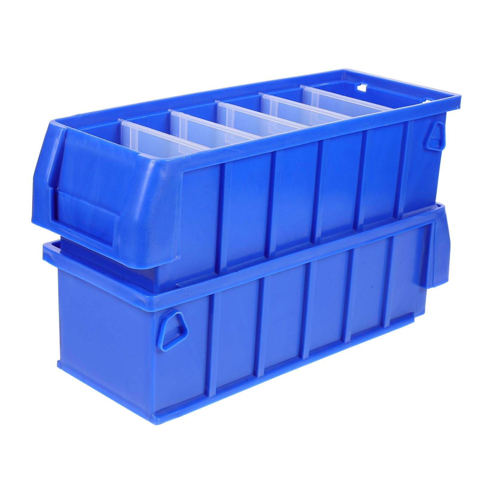 Angoily 2pezzi Scatola Di Immagazzinaggio Per Utensili Contenitore Per Viti e Componenti Organizer Per Officina e Garage Scatola Di Classificazione Con Separatori