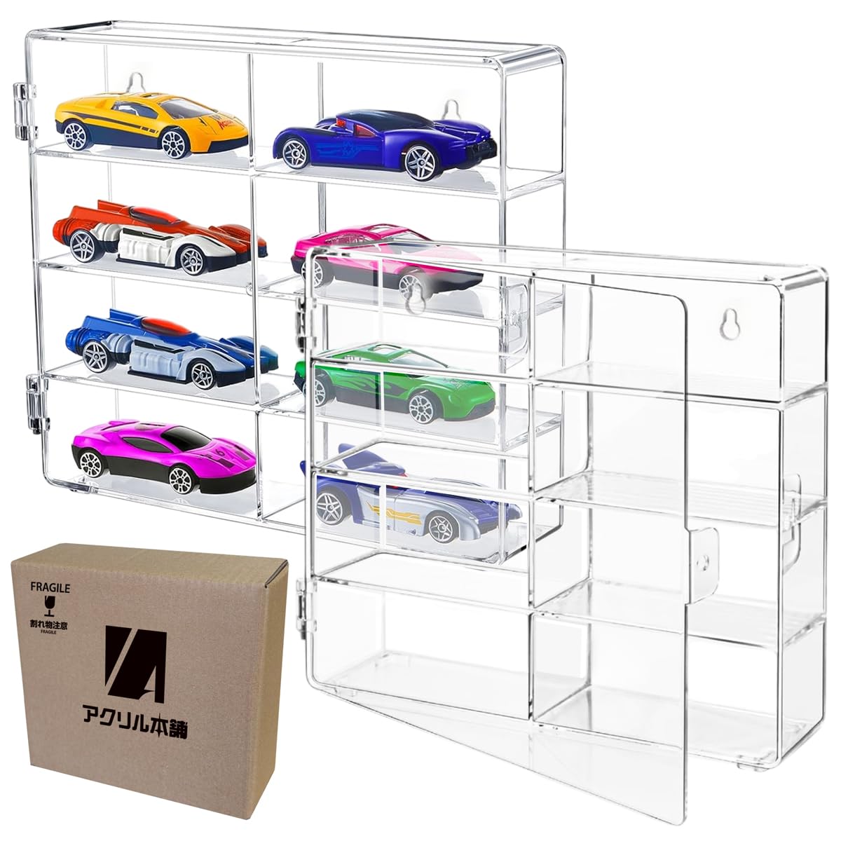 Amazon.co.jp: アクリル本舗 トミカ 収納 トミカケース ミニカー 収納
