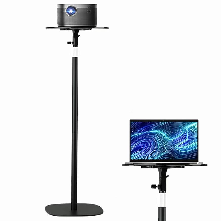 プロジェクター　スタンド　トレイ付き　角度調整 Amazon | POLESTO プロジェクター スタンド トレイ 付き 角度