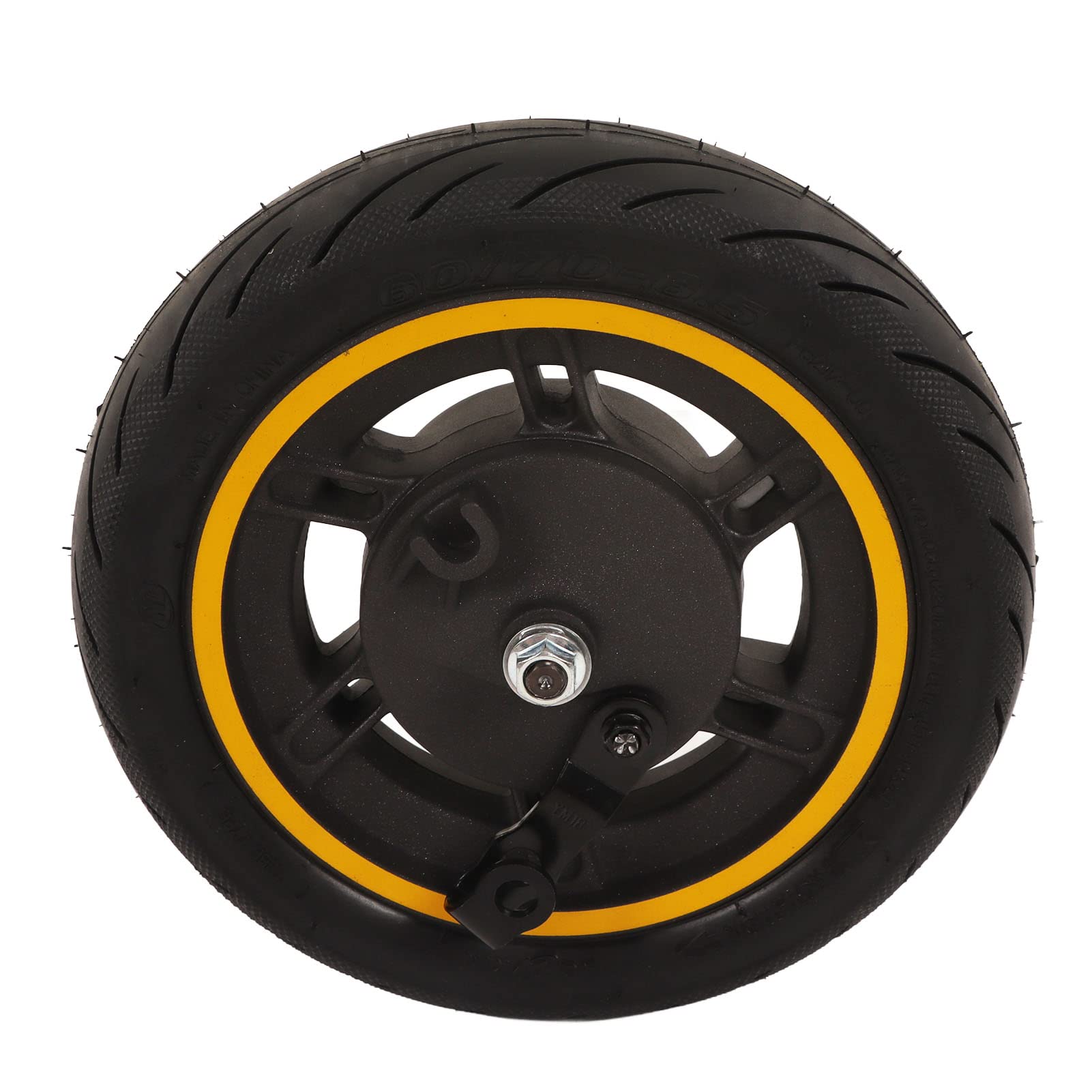 10 Inch Scooter Front Wheel,Solid Tire Replacement with Drum Brake for G30 Electric Scooter Accessories