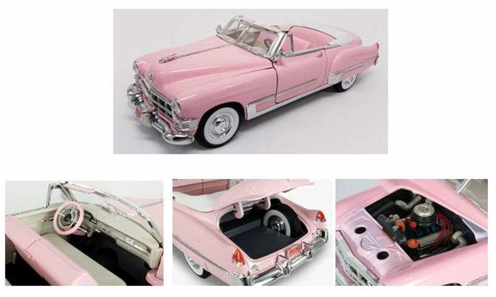 Amazon | 1949 Elvis Presley Pink Cadillac Coupe Deville 1/18 by