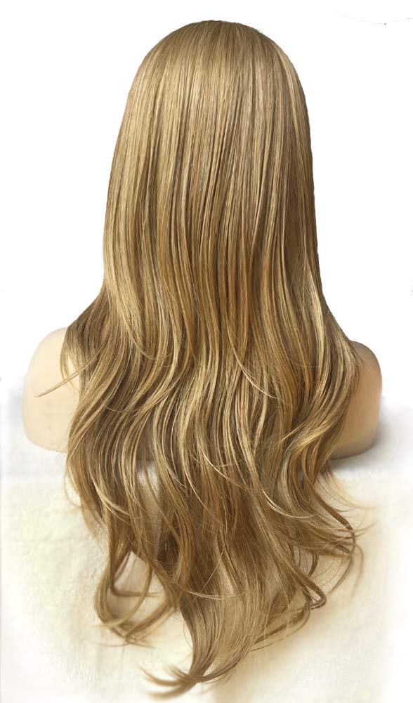 Perruque Femme Longue Bouclée Blonde - État Neuf, Référence TU 1001, Attache Boucle