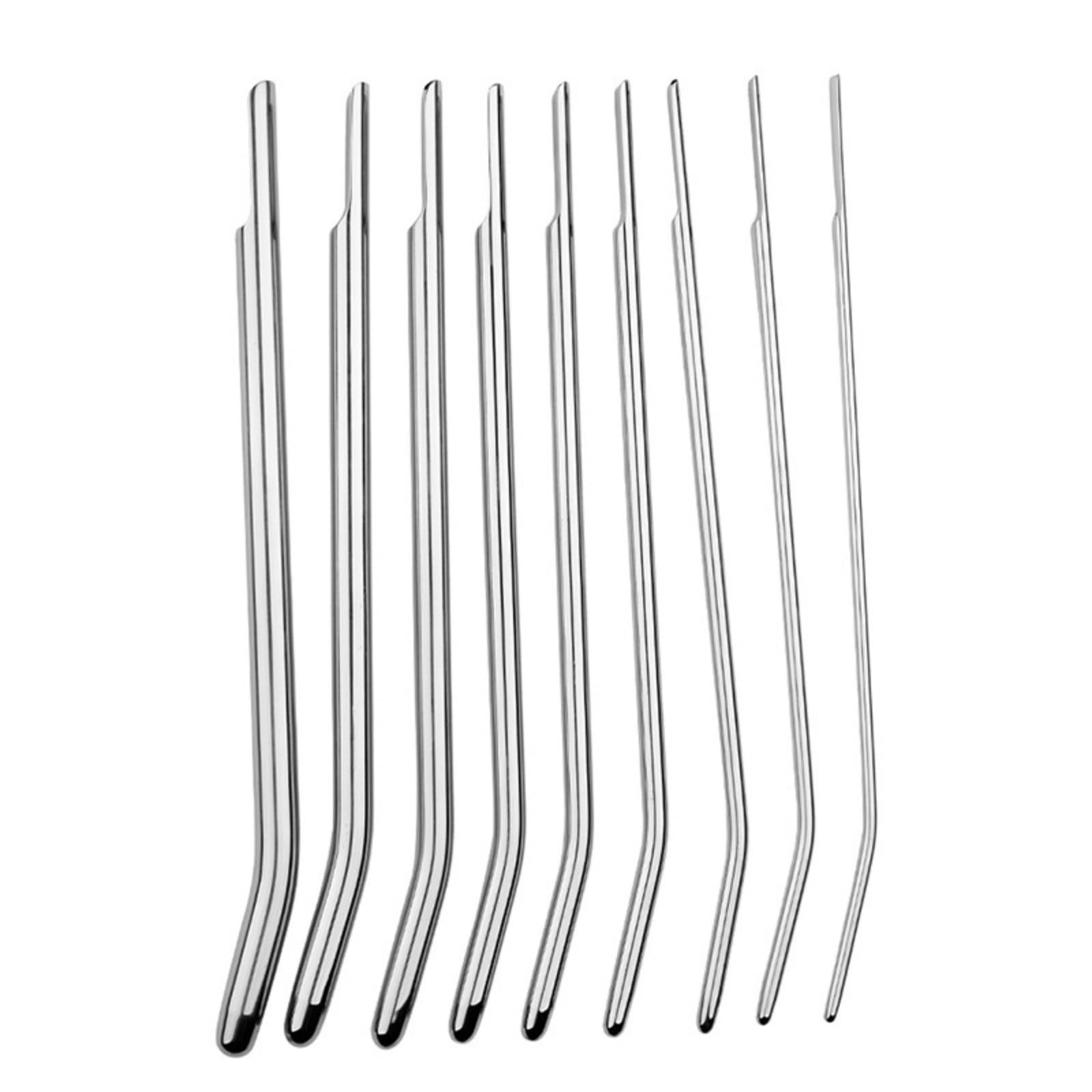 Kit de 3 pièces 220 mm Accessoire de protection pour exercice physique sondes urétrales en métal pour hommes - FRM65 (3 pcs(7mm+8mm+9mm))