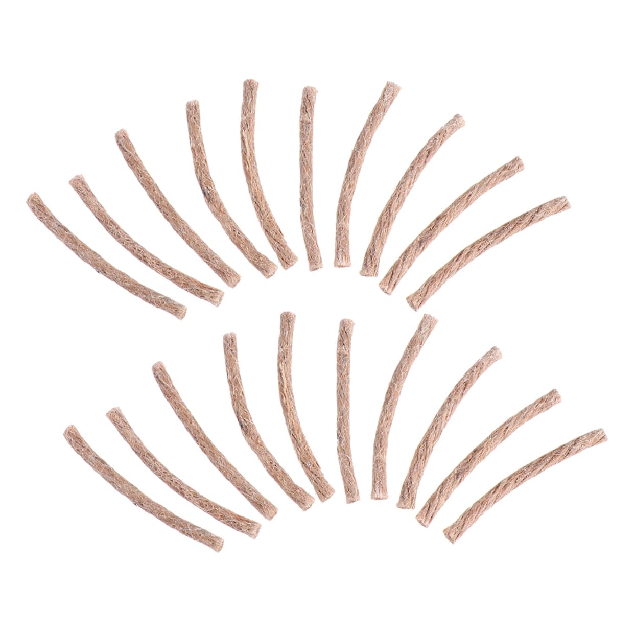 Gogogmee 30pcs Jute Wick Cord Fire for Camping BBQ Signal Fires Emergency Situations Versatile Outdoor Rope Special Air-Drying Treatment for Lighting