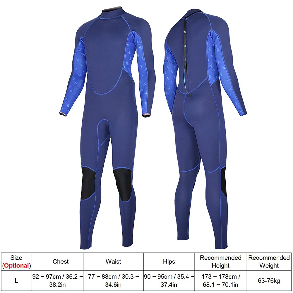 SLINX Męski jednoczęściowy kombinezon do nurkowania z długim rękawem Snorkeling Surfing kombinezon szybkoschnący strój kąpielowy