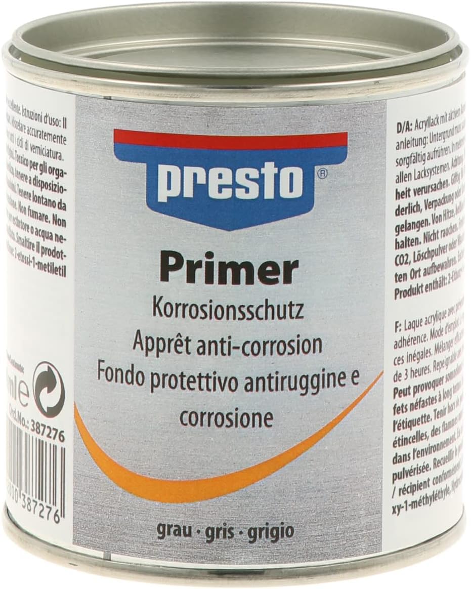 presto 387276 Primer Rost- und Korrosionsschutz grau 200 ml