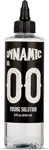 Dynamic Color Co. - Solución de mezcla de tinta de tatuaje No. 00, solución de sombreado premium para artistas, agua de grado hospitalario más pura