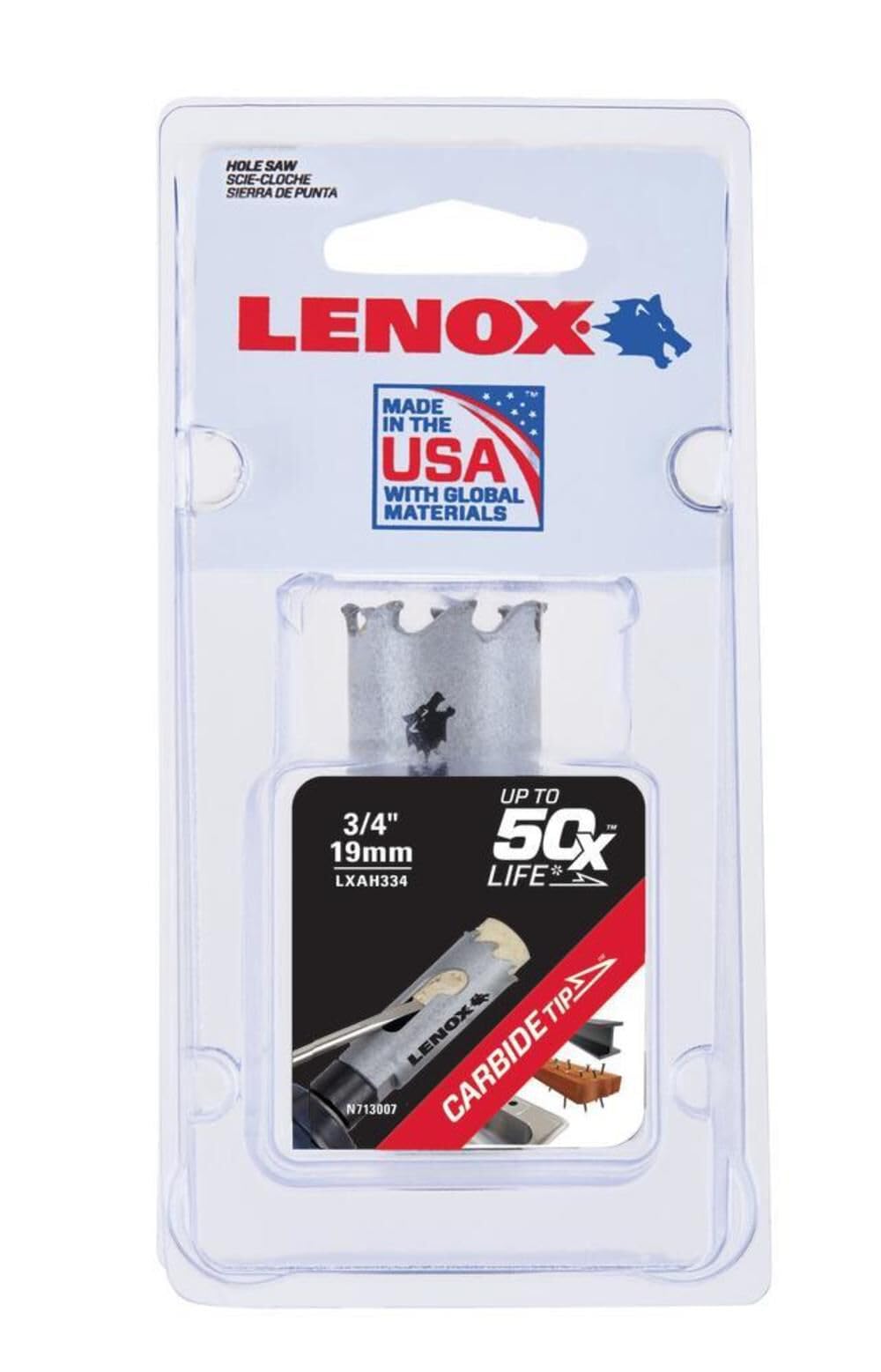 △◇ Amazon.com: LENOX Tools Carbide Hole Saw, 3/4-Inch (19 mm