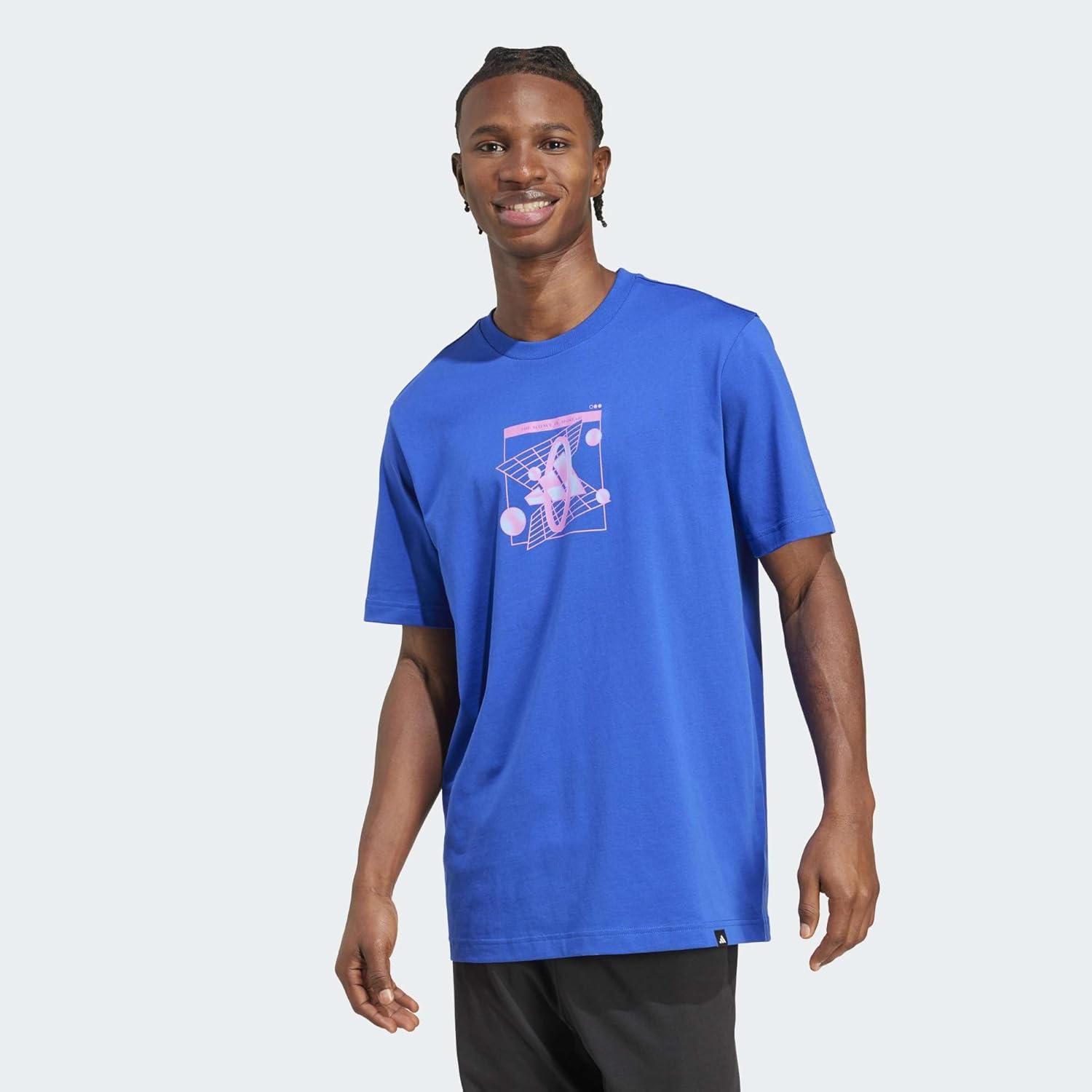 تي شيرت للرجال مزين برسومات كلاسيك ومستوحاة من المستقبل من ادي... - view 2