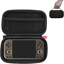 For ANBERNIC RG477M Case, Protective Cover, Storage Bag, HVUYAL RG477M Protective Storage Case, Water Repellent, Full Protection, Lightweight, Dirt/Shock Resistant, Carrying Case, RG477M, Suitable for