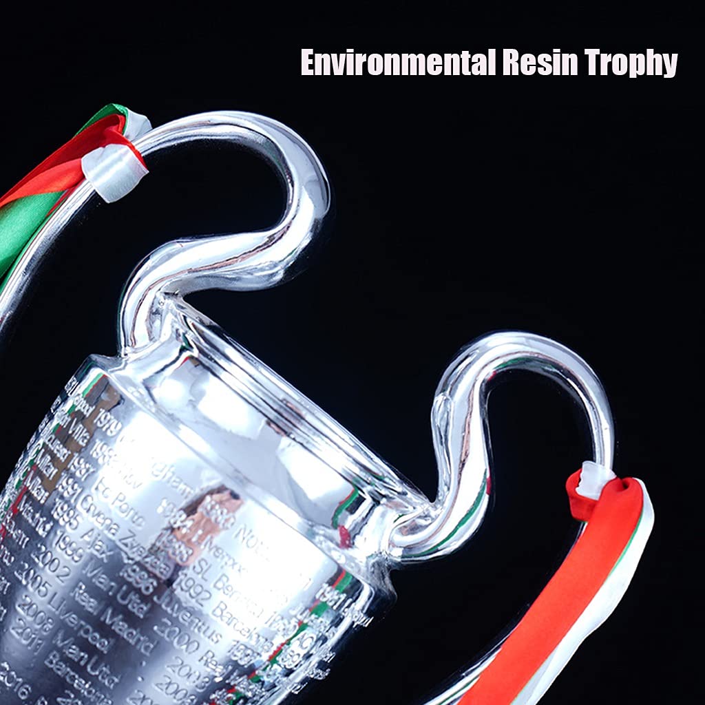 Trofeo Orejonas 2021, Trofeo Fútbol, Trofeo Campeones 2021, Trofeo Replica con Cintas Azules para Recuerdo/77Cm