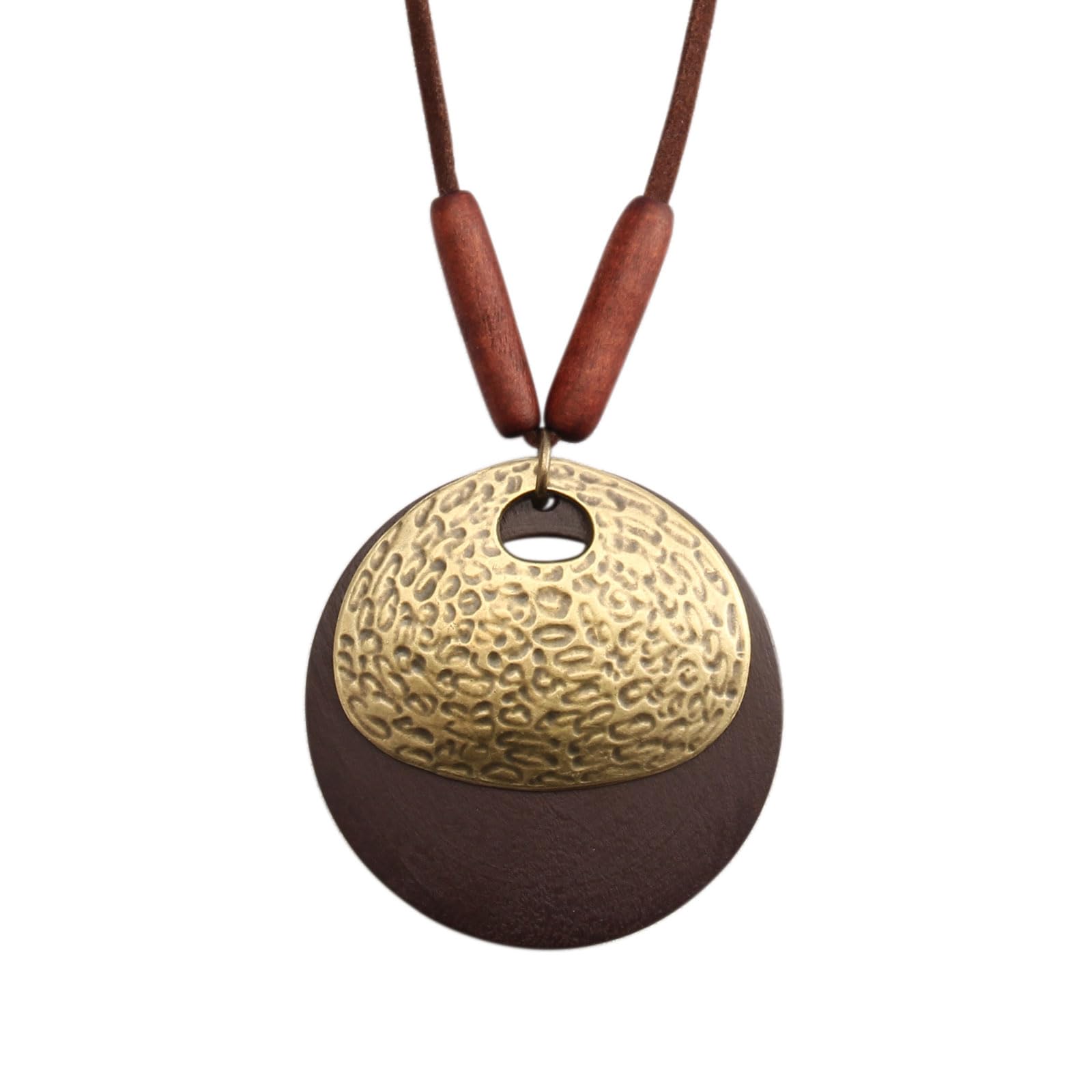 Collier noir fait main en cuir à offrir pour un style bohème unique - 8