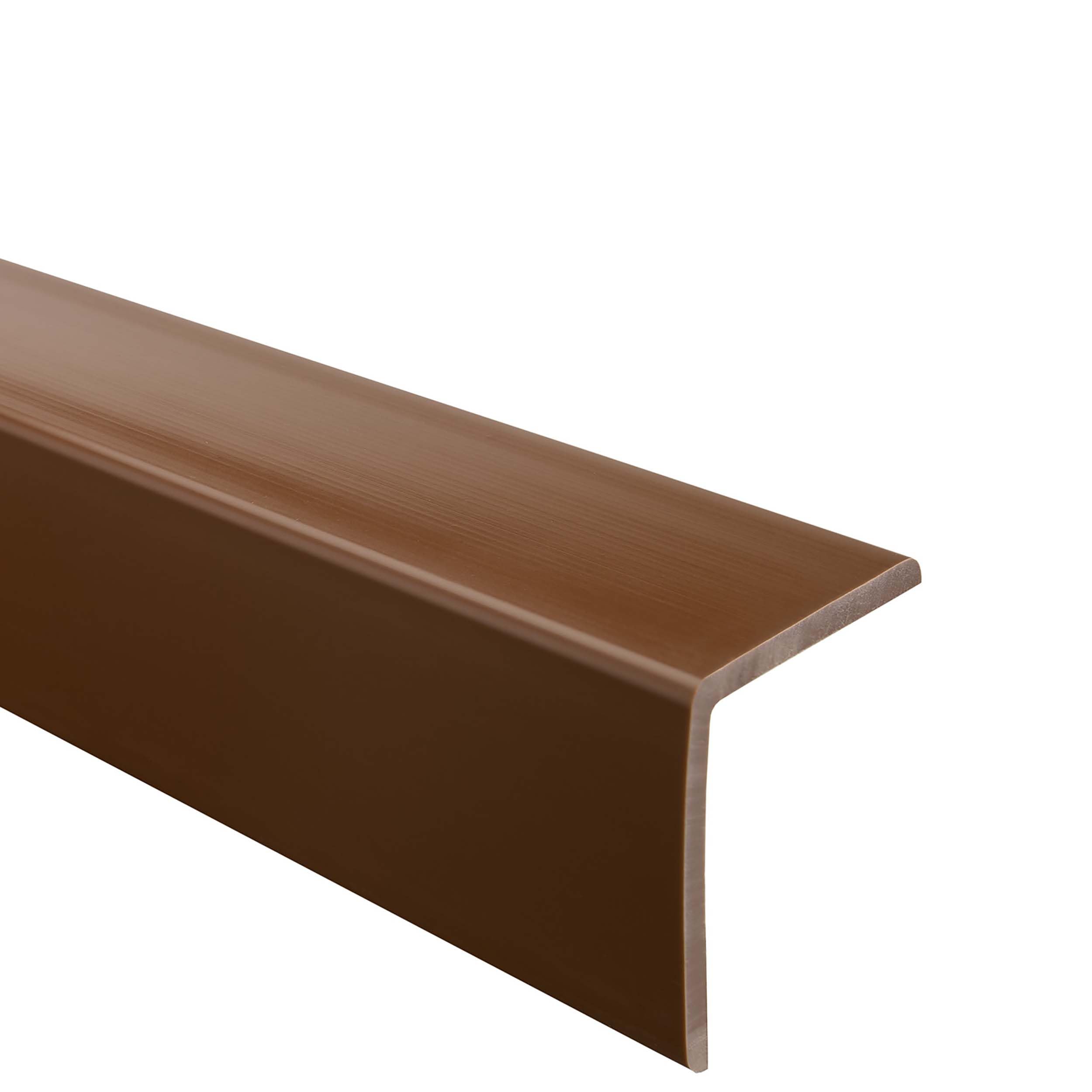 Quest Corner Trim 27 x 27 mm Edge Protection - Brown, 110 cm — image 1