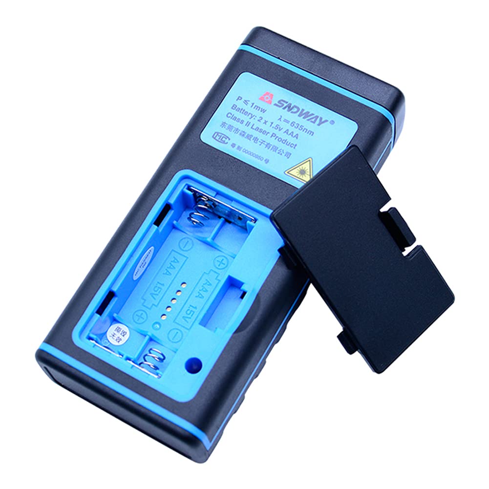 Q83 100 m LCD Laser Cuchillo Distancia Laser Medidor telémetro + 2 * AAA