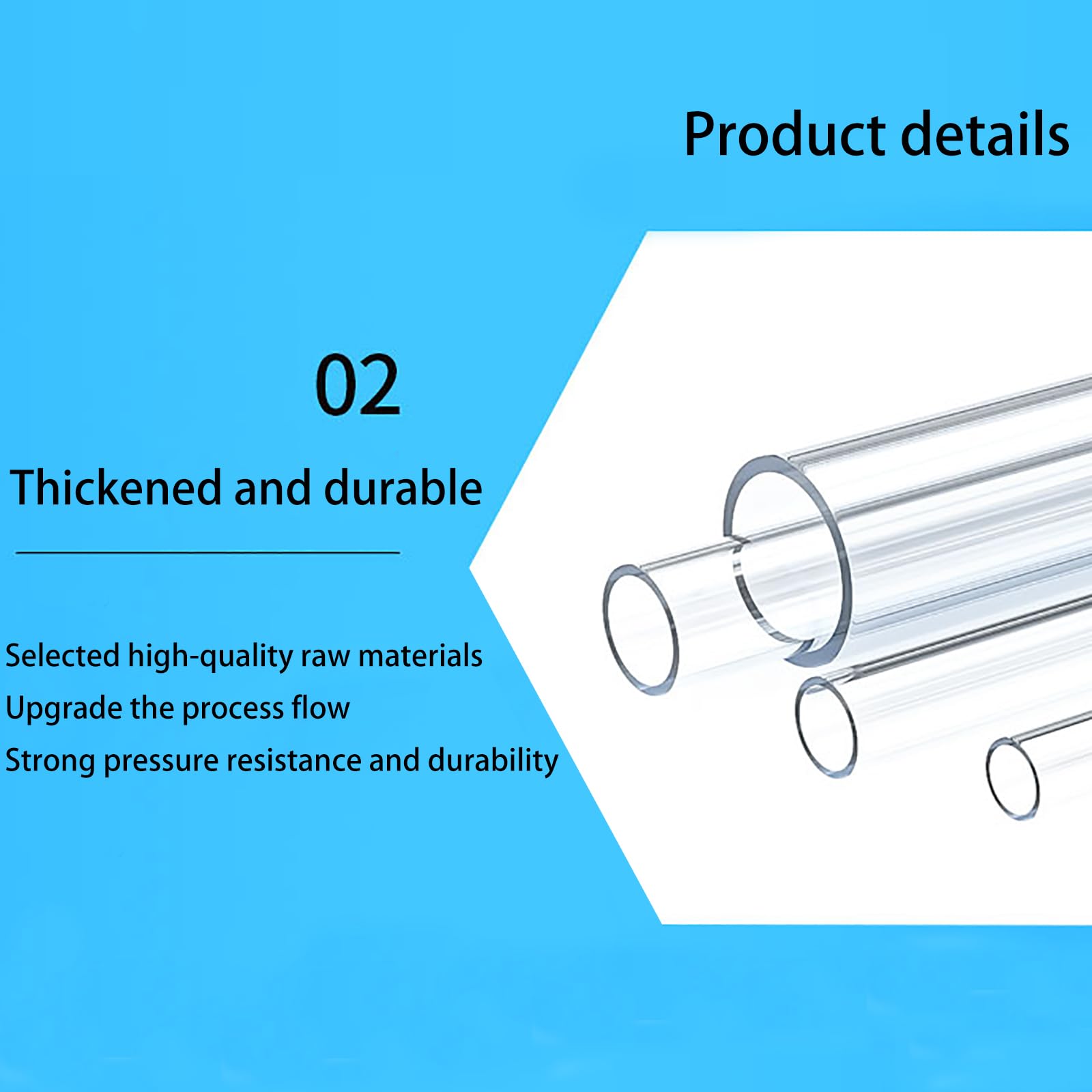 Tubo Trasparente Rigido In Metacrilato – Diametro 25 Mm, Spessore 2 Mm, Lunghezza 500 Mm, Per Decorazione E Fai-da-te