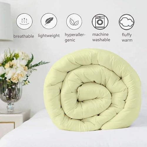 Miniatura 5 de Home Decor - Edredón de plumón alternativo plisado de 1500 hilos, tamaño Queen de gran tamaño, 98 x 98 pulgadas, 1 edredón y 4 fundas de almohada,