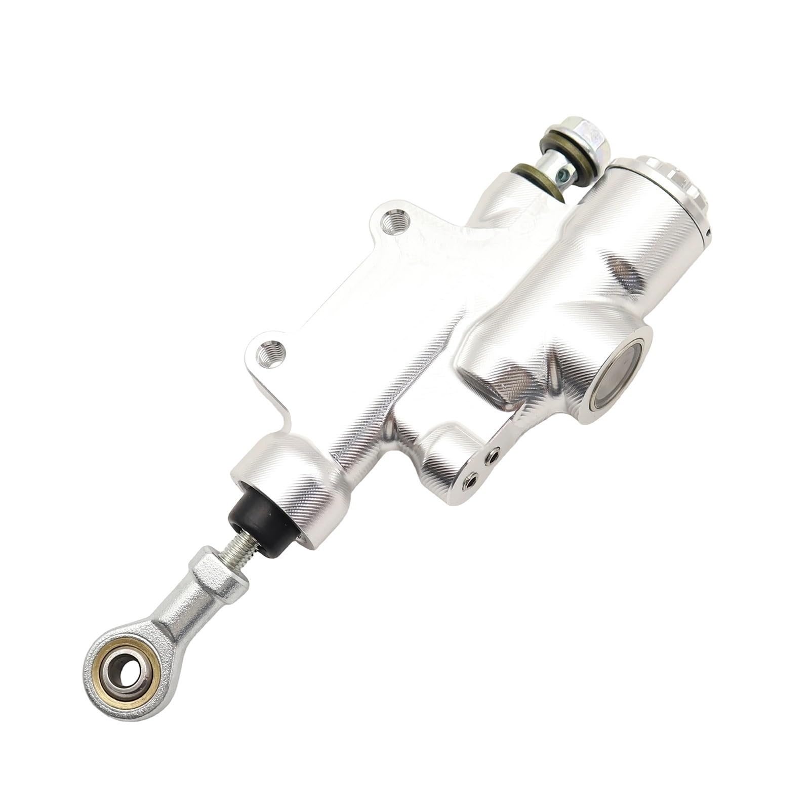 Ztawwcj Silver Rear Hydraulic Brake Master Cylinder Pump Aluminum Fit For Husqvarna Gasgas Exc Excf Sx Sxf Xc Xcf Rear Brake Pump(Silver)