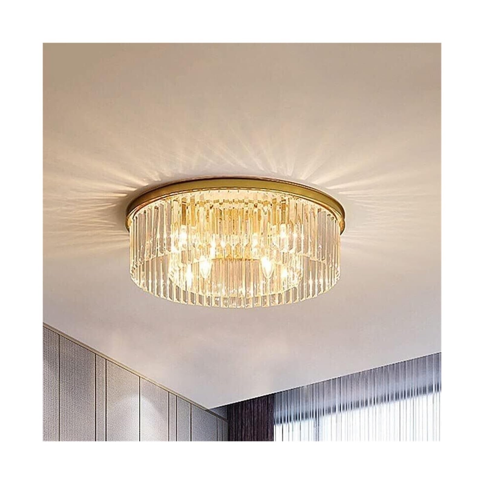Plafonnier en cristal moderne : lustre chic pour votre intérieur
