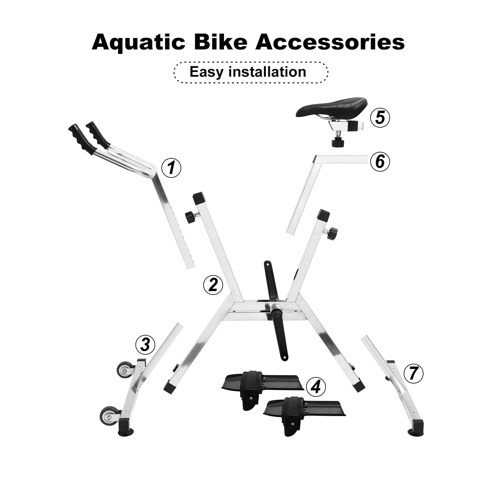 Aquabike, Fitnessrad FüRs Schwimmbad, Wasserfahrrad FüRs Schwimmbad – Aquabike TrainingsgeräT FitnessgeräTe FüR Vereine, Hotels, Fitnessstudios, Fitnesscenter, Zuhause