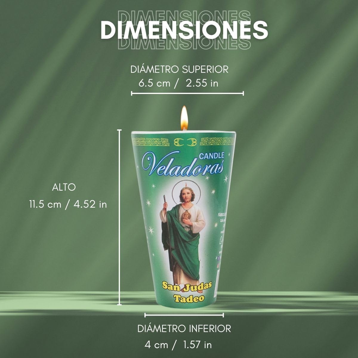 |Paraffin Replacement Candle #25 C/40 Pieces | Idelals for all types of Catholic events | Catholic Ceremonies | (Mixed)