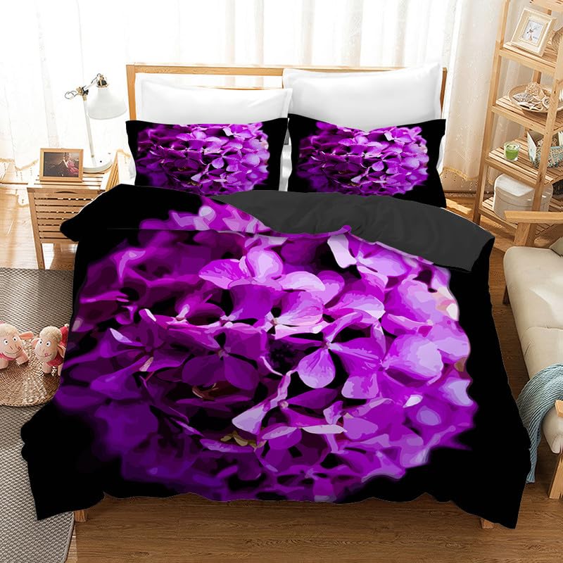 Housse de couette 90x190 douce en microfibre 110g/㎡ respirante et facile à laver