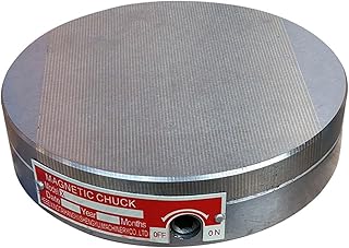 Round Permanent Magnetic Chuck, 3.93 Inches, Super Magnetic Suction Cup, No Power Required for Milling Machines and Planers