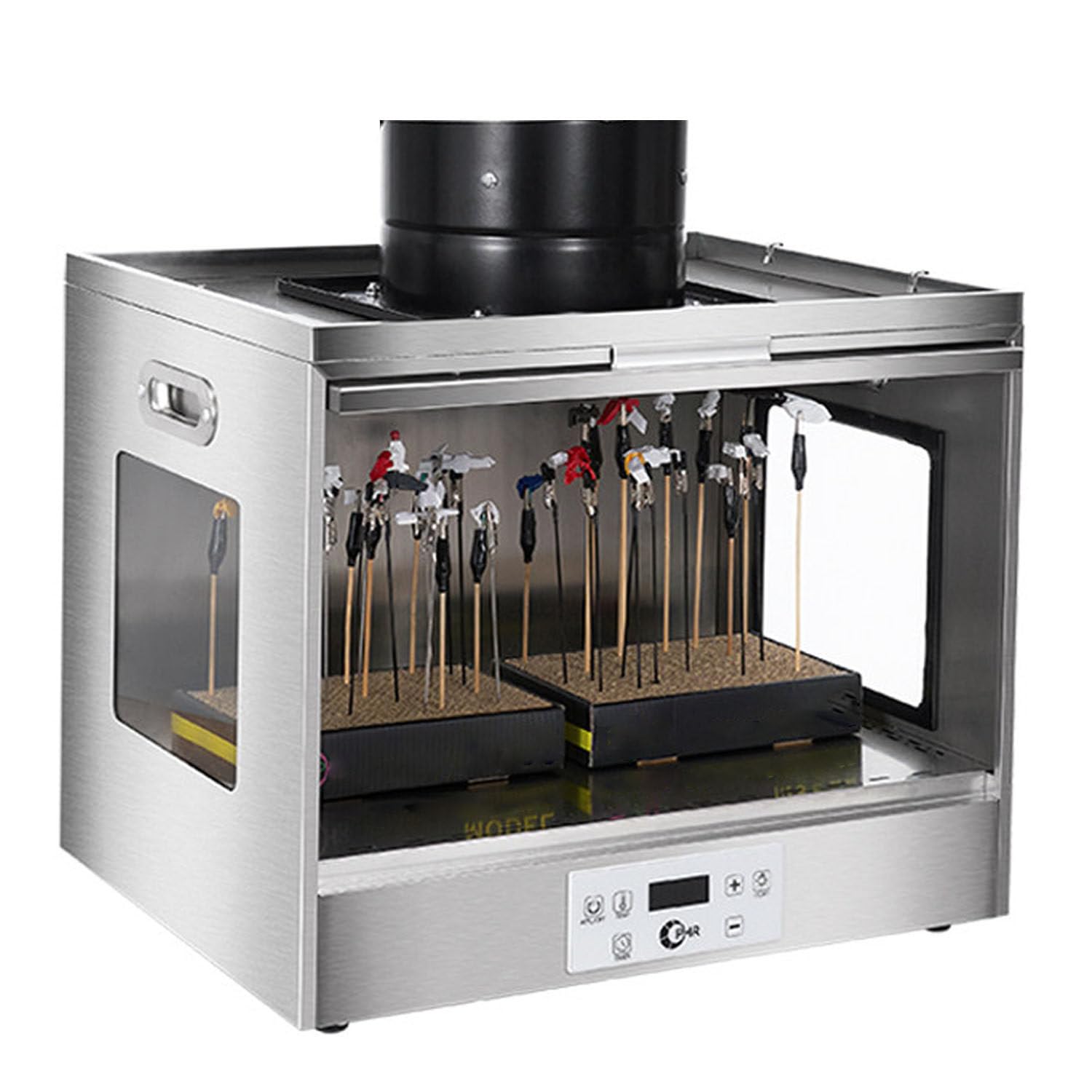 Four de séchage pour Peinture aérographe, Cabine de séchage, température réglable de 25 à 50 °C, minuterie de 0,5 à 24 h pour la Peinture de maquettes et de Loisirs créatifs
