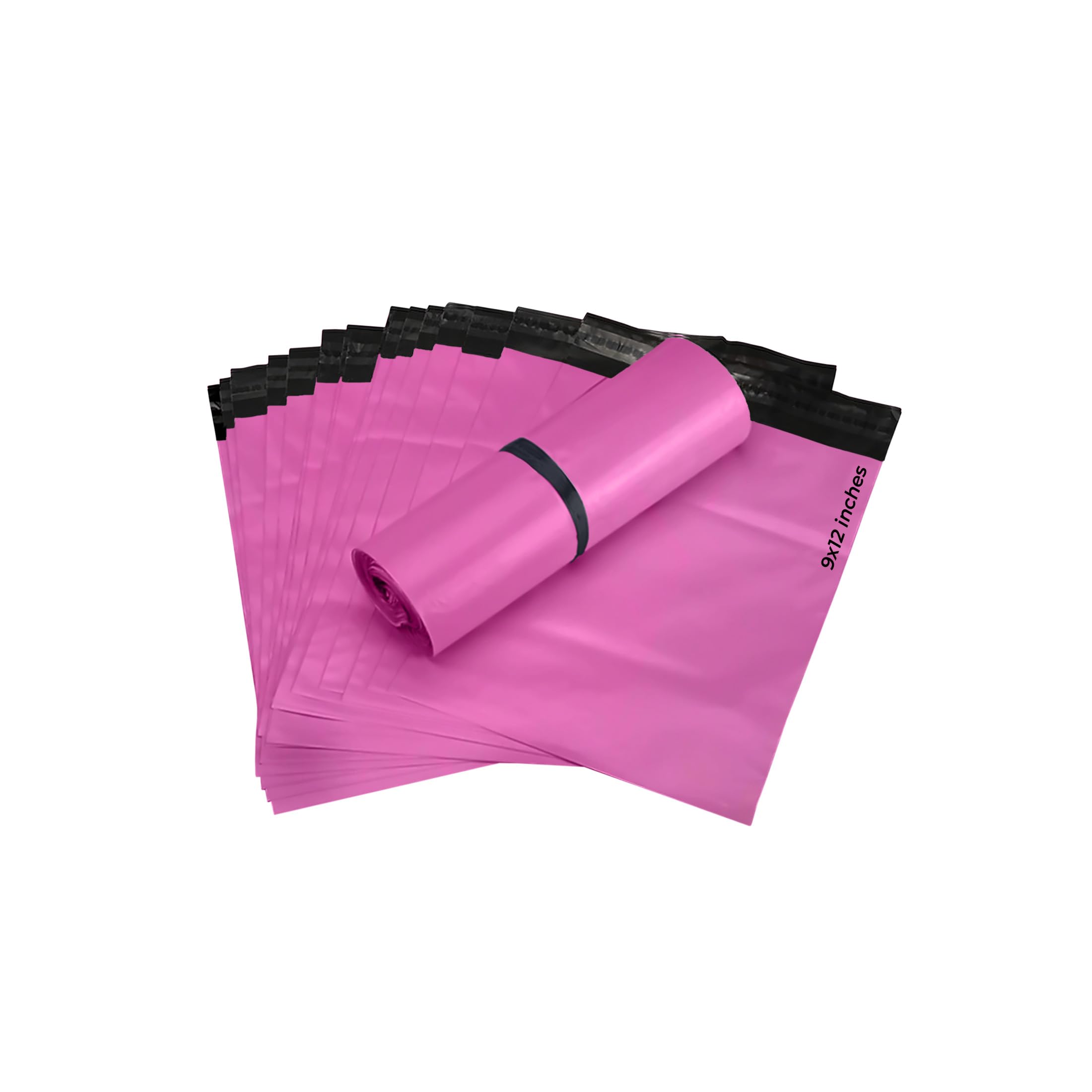 G4GOODS® 1000 Pink Self Seal Mailer Bags 9'' x 12'' Strong Waterproof Poly Envelopes Small Poly Mailers Pink Postage Bags Envelope Courier Shipping Mailers