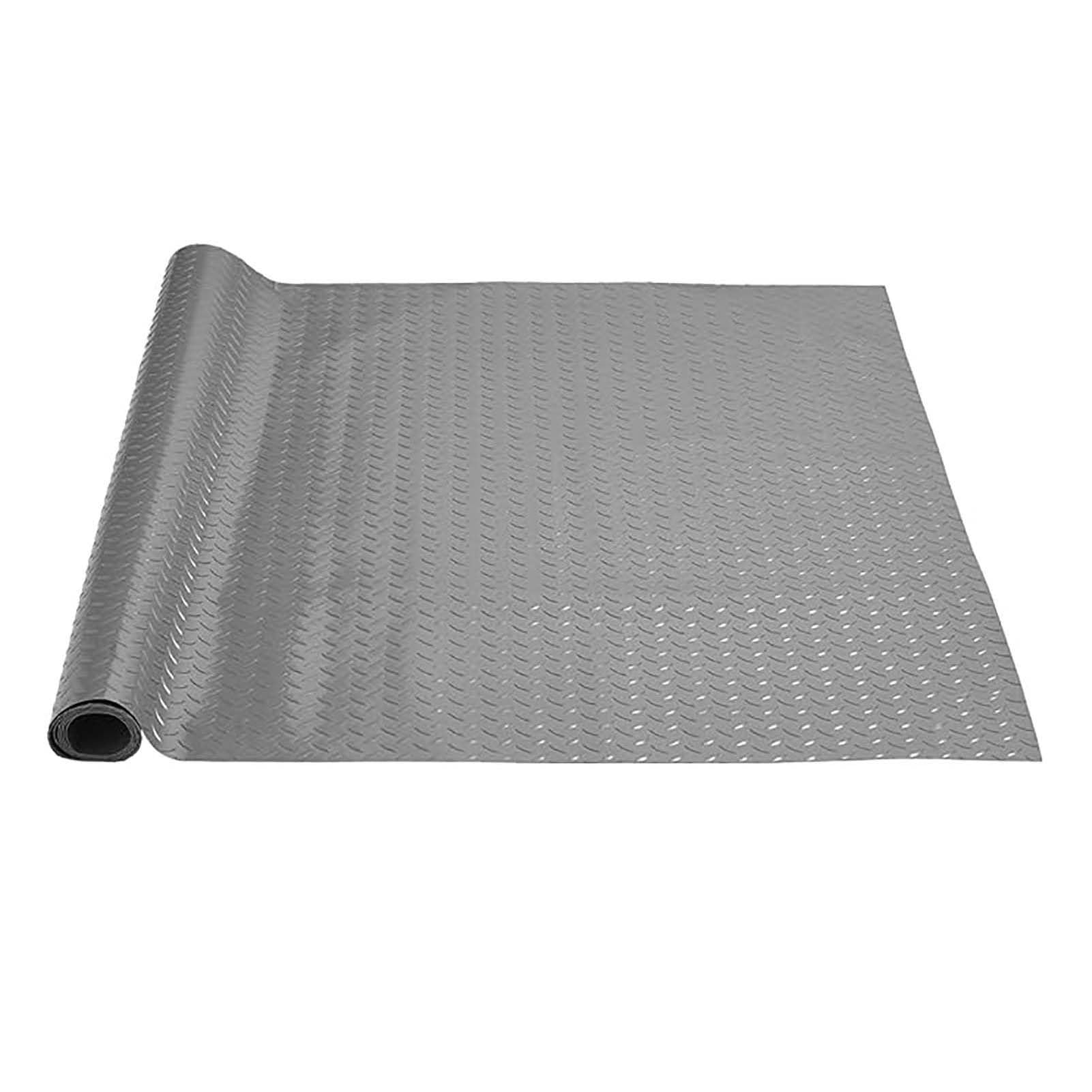 Tapis de Sol Imperméable PVC Caoutchouc pour Entrepôt et Plonge Gris