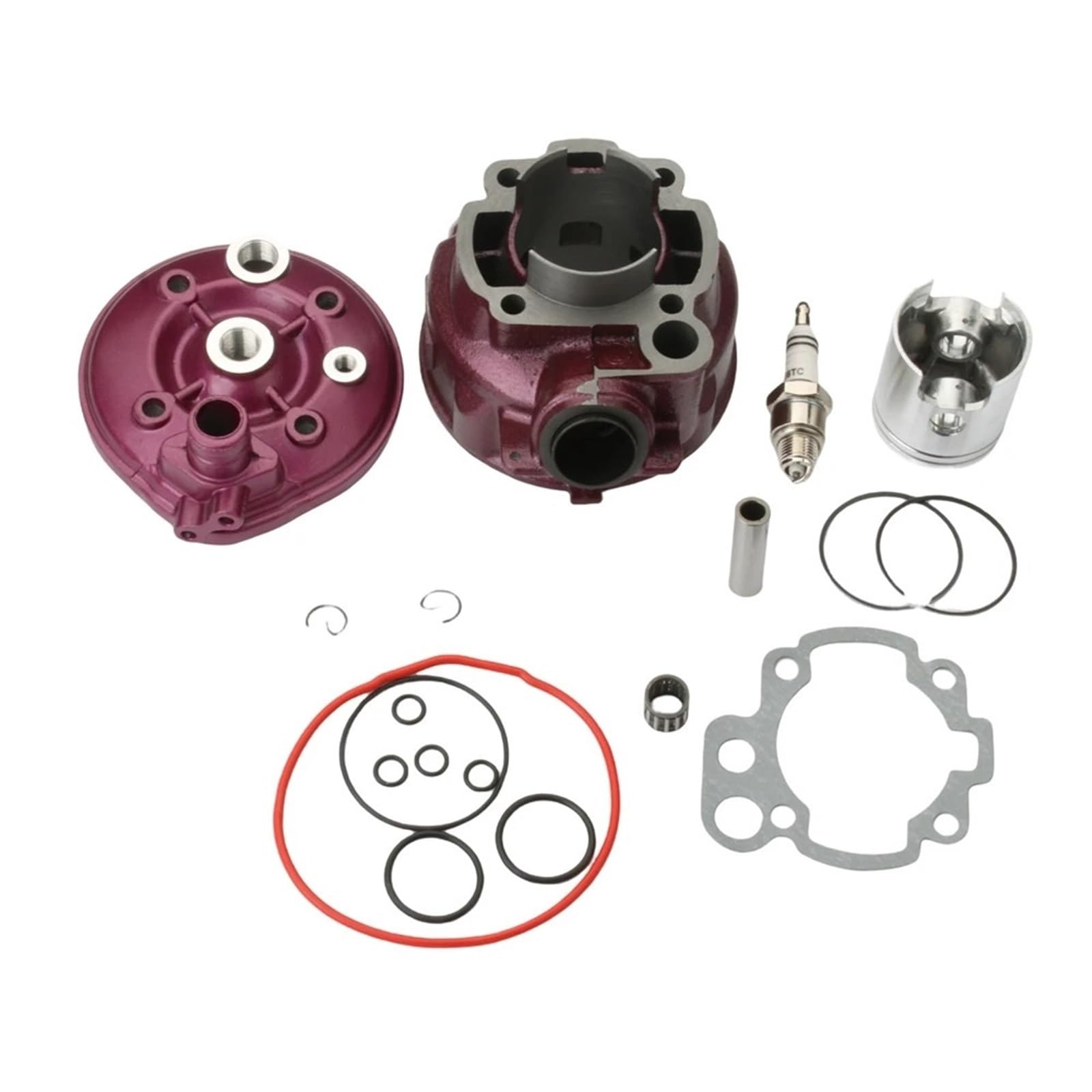 Cilindro ad moto Kit cilindro Big Bore da 49mm 90cc adatto per HM CRE adatto per RR Six Competiton adatto per Derapage SM 50cc LC 2T AM6