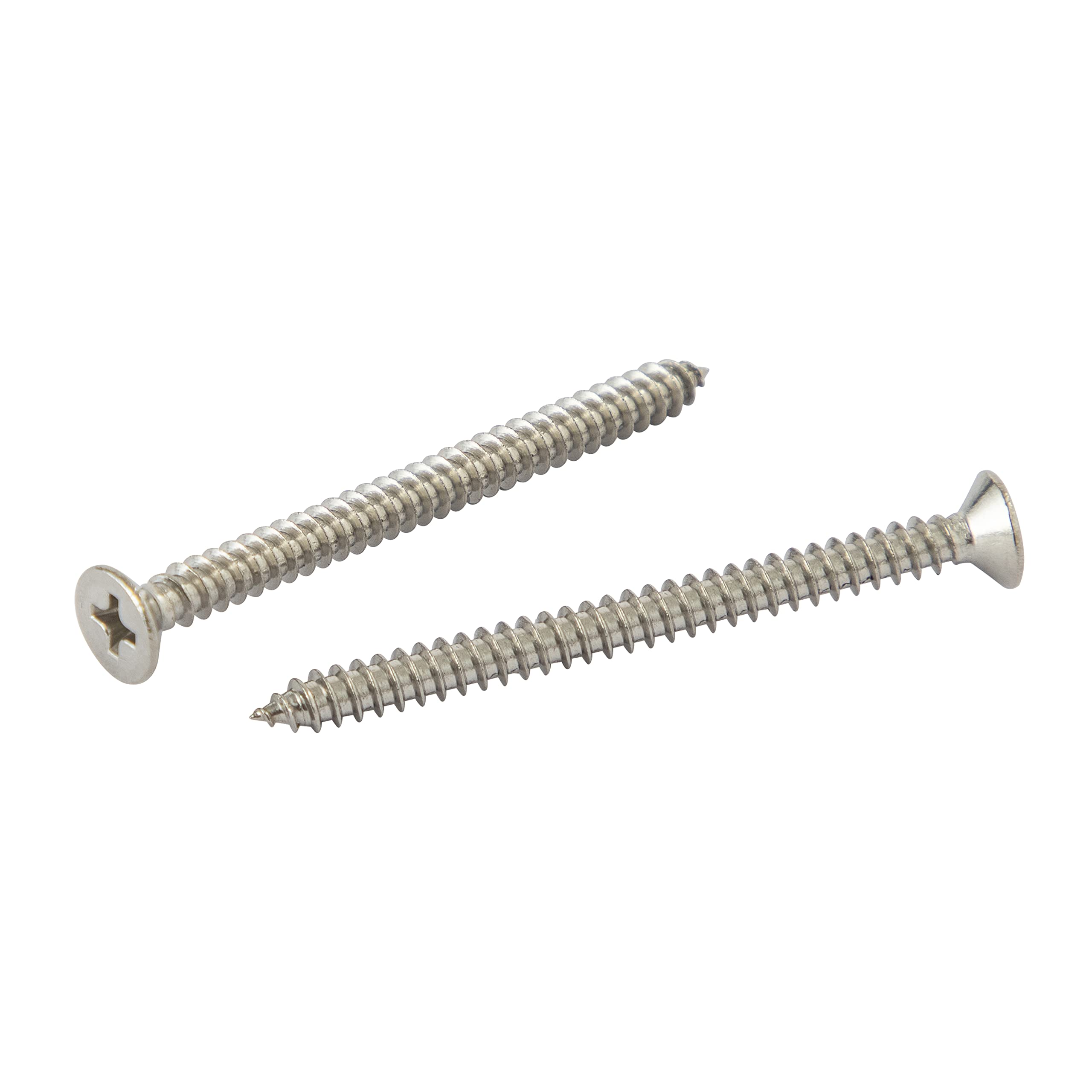 LIONMAX Wood Screws #10 × 3 Inch, 25 PCS, 304 Stainless Steel Screws, Philips Drive Flat Head Screws with Countersink Head, Rust Resistant Screws, Self Tapping Screws for Wood Project, Outdoors