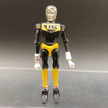 【当時物】小さな巨人　ミクロマン　M-114ブラッキー　ミニパンフレット付 当時物】小さな巨人 ミクロマン M-114ブラッキー ミニパンフレット付