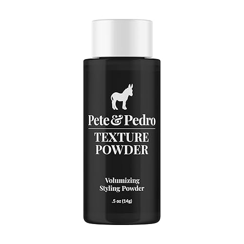 Pete & Pedro TEXTURE POWDER - Polvo de peinado texturizante y voluminizador para hombres y mujeres | Añade mega volumen y textura, acabado mate,
