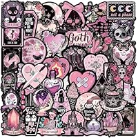 50PCS Gothic Stickers - Waterproof Vinyl Skull Stickers - Y2k Stickers - Witchy Stickers