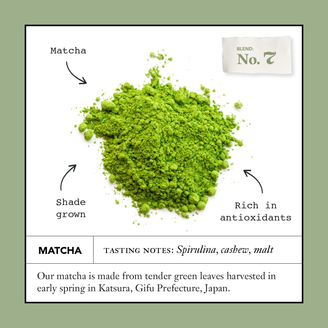 Steven Smith Teamaker Matcha No 7 Caffeinated Sugar-Free Sustainably Grown Matcha Green Tea Powder 40 Gram Tin — view 2