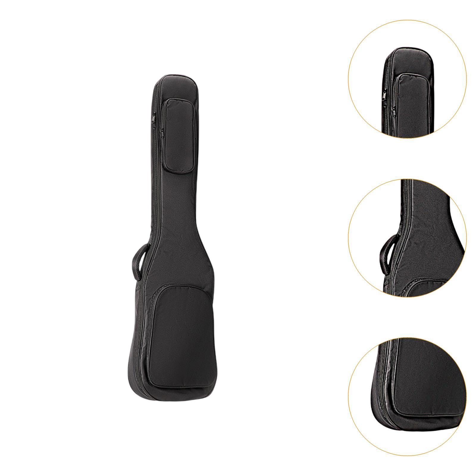 Housse pour Basse Électrique Sac Gig Bag Résistant à la Poussière Bretelles Ajustables Poignée Sûre Matériau Oxford Adaptée aux Amateurs de Musique