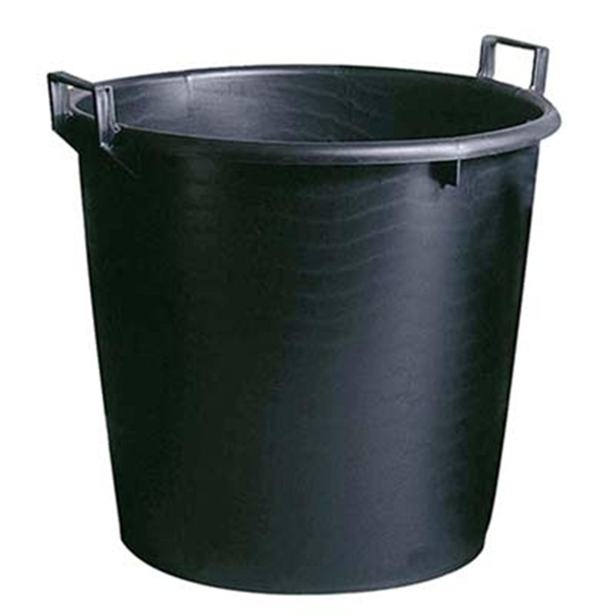 CASSA PORTA MACERIE IN PLASTICA A DUE MANICI COLORE NERO