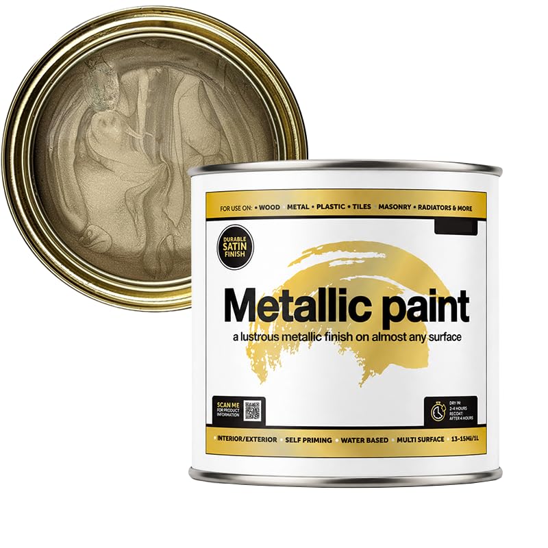 Colour Centre Metallics Paint (Light Gold 7, 2.5 Liters)