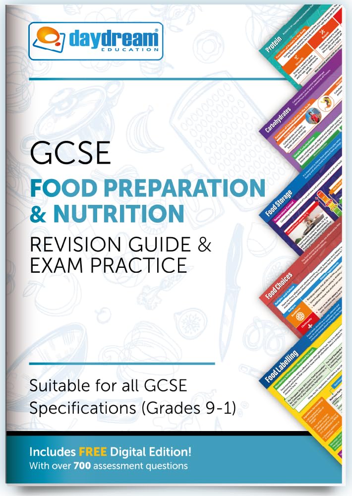 GCSE Food Preparation & Nutrition Revision Guide & Exam Practice - includes free online version