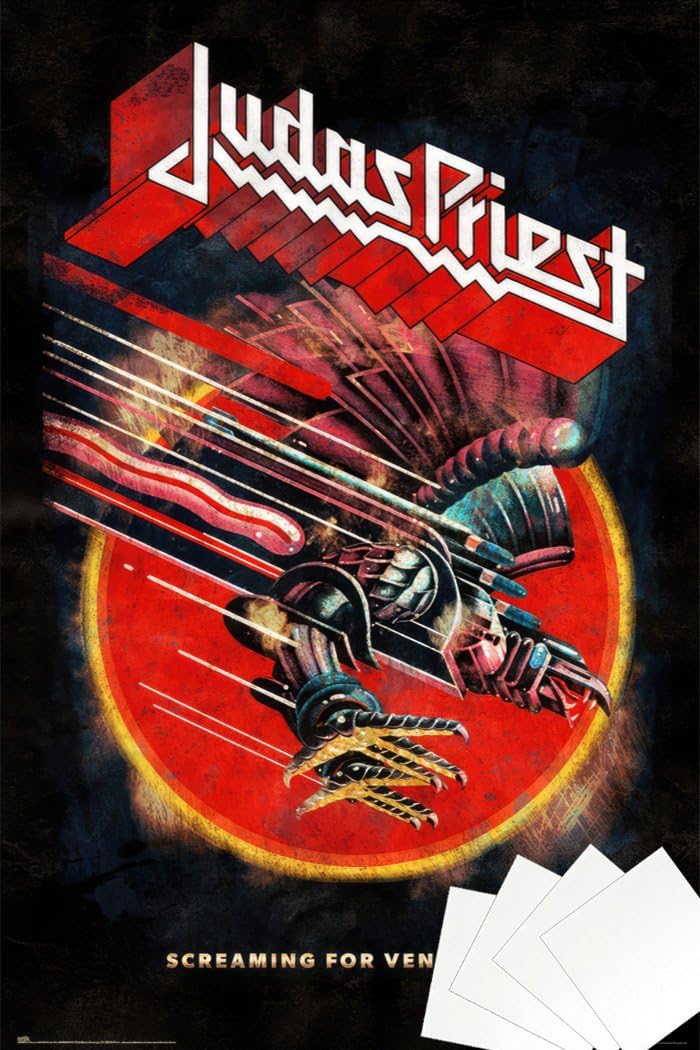 JUDAS PRIEST / SCREAMING【ポスター付】 Amazon.com: Judas Priest - Music Poster (Screaming For Vengeance