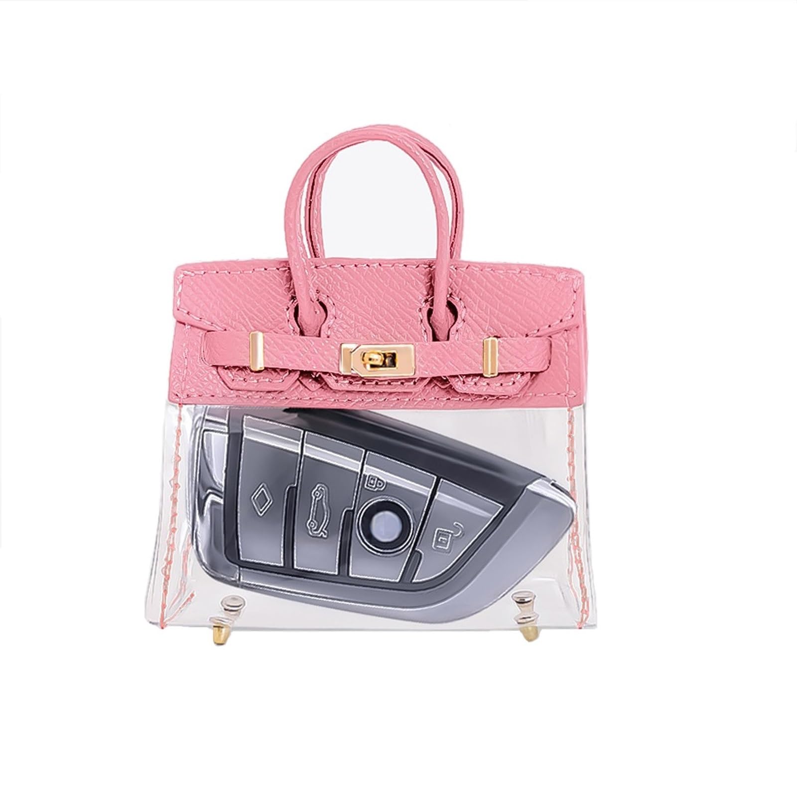 HUIBENYOU Car Keychain Bags Cute and Exquisite Women Keychains Elegant Women Handbag-Like Key Fob Case Small Wallets Universal Key Case Wallet